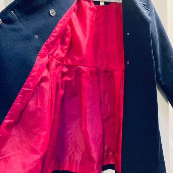 Cat and Jack navy wool peacoat - Picture 3 of 6